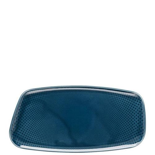 Rosenthal Servierplatte »Junto Ocean Blue Platte 30 x 15 cm«, Porzellan, (1-tlg)