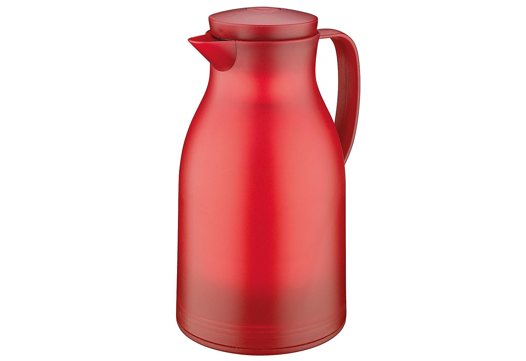 Isolierkanne MONZA rot transparent