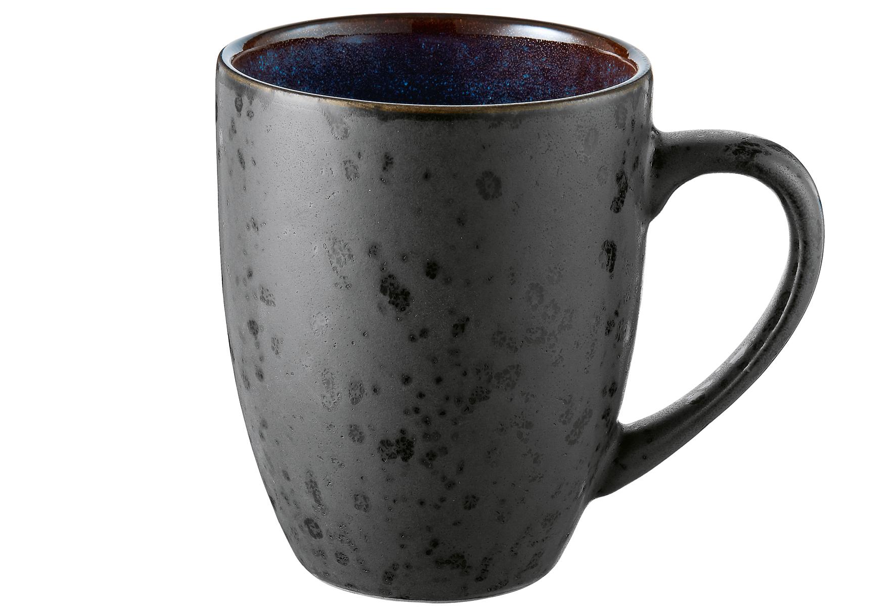 Kaffeebecher Bitz 300ml schwarz/dunkelblau