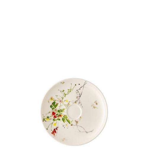 Rosenthal Untertasse »Brillance Fleurs Sauvages Tee-/Cappuccino-/Kombi-Untertasse Coup«, (1 Stück)
