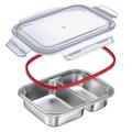 Lunch Box 2-fach geteilt