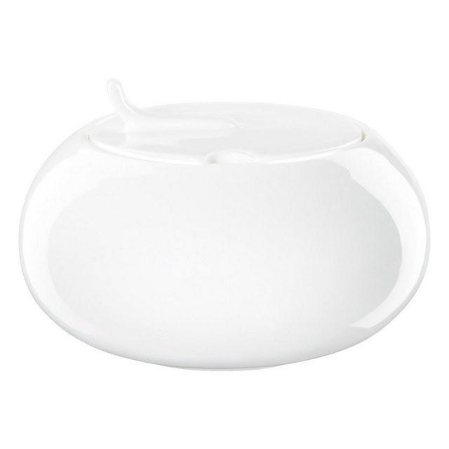 ASA SELECTION Zuckerdose »à table Fine Bone China Warmes Weiß 150 ml«, Porzellan, (1-tlg)