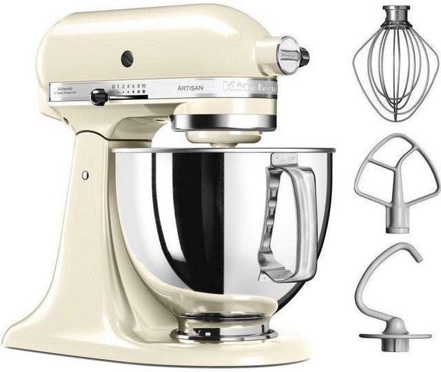 KitchenAid Küchenmaschine Artisan 5KSM125EAC, 300 W, 4,8 l Schüssel, creme