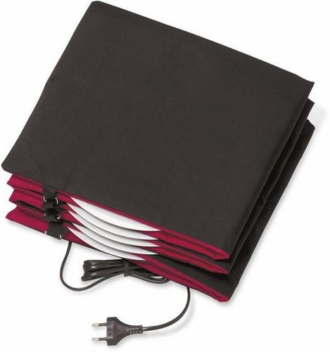 SOLIS OF SWITZERLAND Tellerwärmer Typ 852, King Size, schwarz/rot