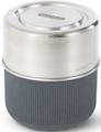BLACK+BLUM Lunchbecher aus Glas 450ml - Schiefer