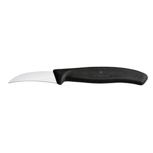 Tourniermesser SwissClassic, 6 cm, schwarz rostfreier Stahl
