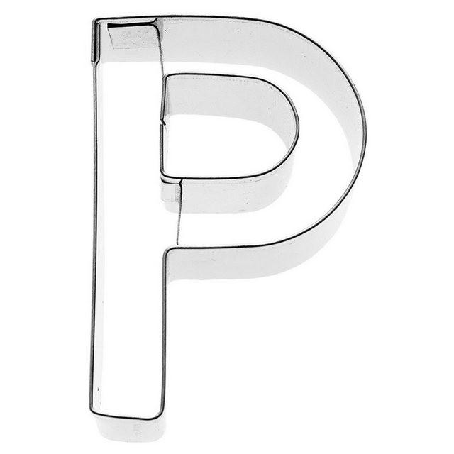 Birkmann Ausstechform »Buchstabe P«, Edelstahl