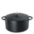 Küchenprofi Provence Bratentopf rund 26cm - schwarz