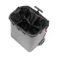 Reisenthel Carrycruiser mit 2 Rollen Frame Twist Shopping 40 Liter Grau|Silber