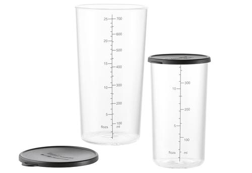 Becherset Glas zu Zauberstab 700 und 400 ml