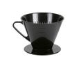 Kaffeehandfilter 1x4 mit 2 Löchern schwarz