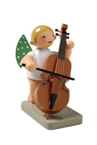 Engel mit Kontrabass