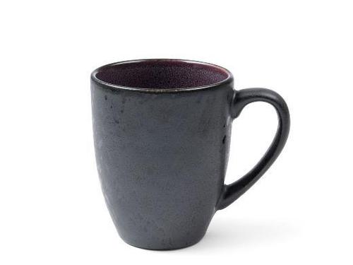Kaffeebecher Bitz 300ml schwarz/lila
