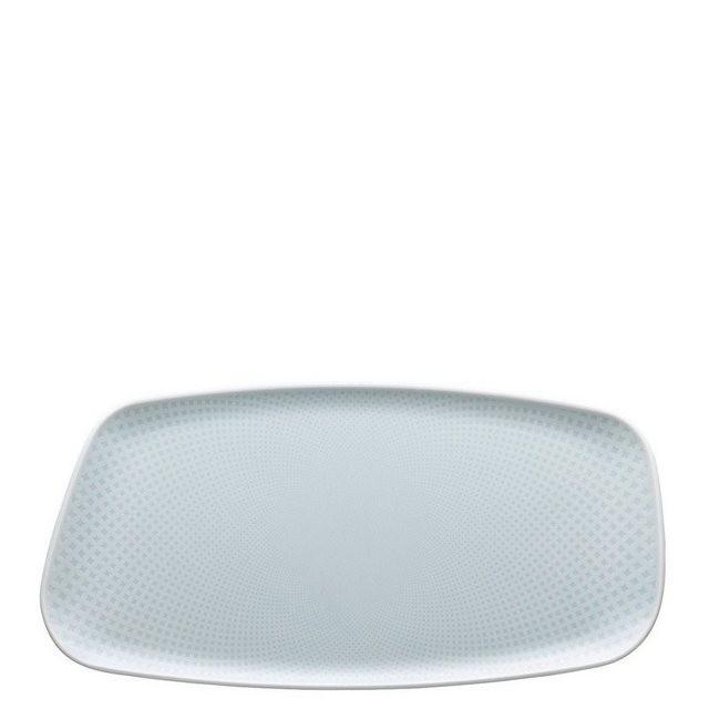 Rosenthal Servierplatte »Junto Opal Green Platte 30x15 cm«, Porzellan, (1-tlg)
