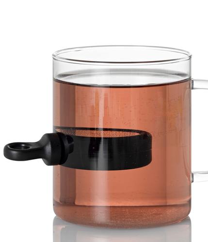 Magnetischer Teefilter MagTea, schwarz, Kunststoff/Edelstahl