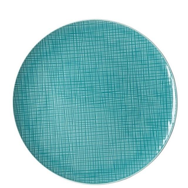 Rosenthal Speiseteller »Mesh Colours Aqua Teller 30 cm flach«, (1 Stück)