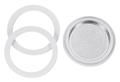 Ersatzdichtung / -filter-Set für Aluminium Espressobereiter 4-teilig