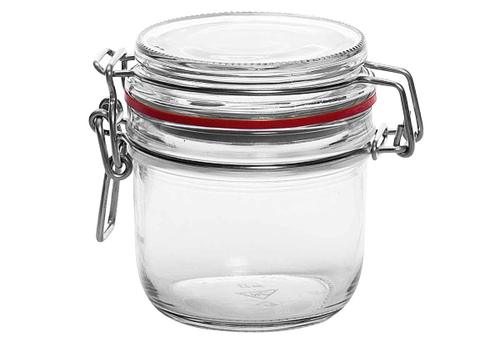 Drahtbügelglas Terrine rund