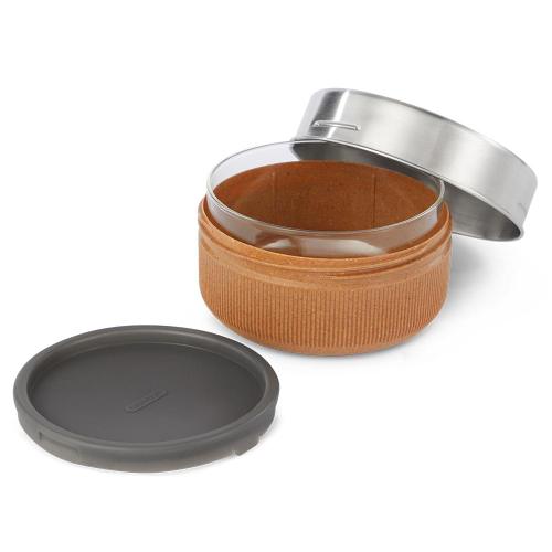 BLACK+BLUM Lunchschale aus Glas, 750 ml - Schiefer