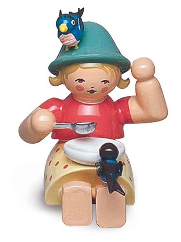 Mädchen mit Teller