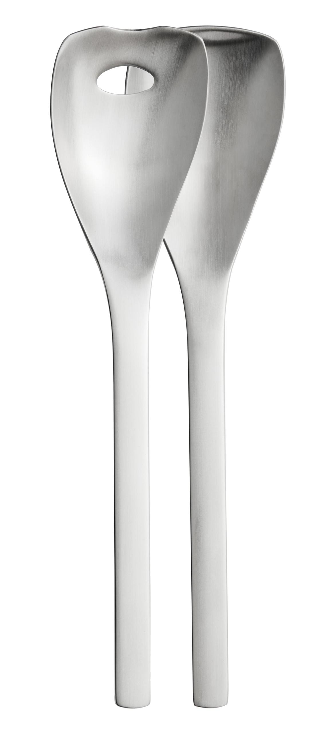 Salatbesteck One, Extra matt Edelstahl, 16 cm