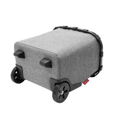 Reisenthel Carrycruiser mit 2 Rollen Frame Twist Shopping 40 Liter Grau|Silber
