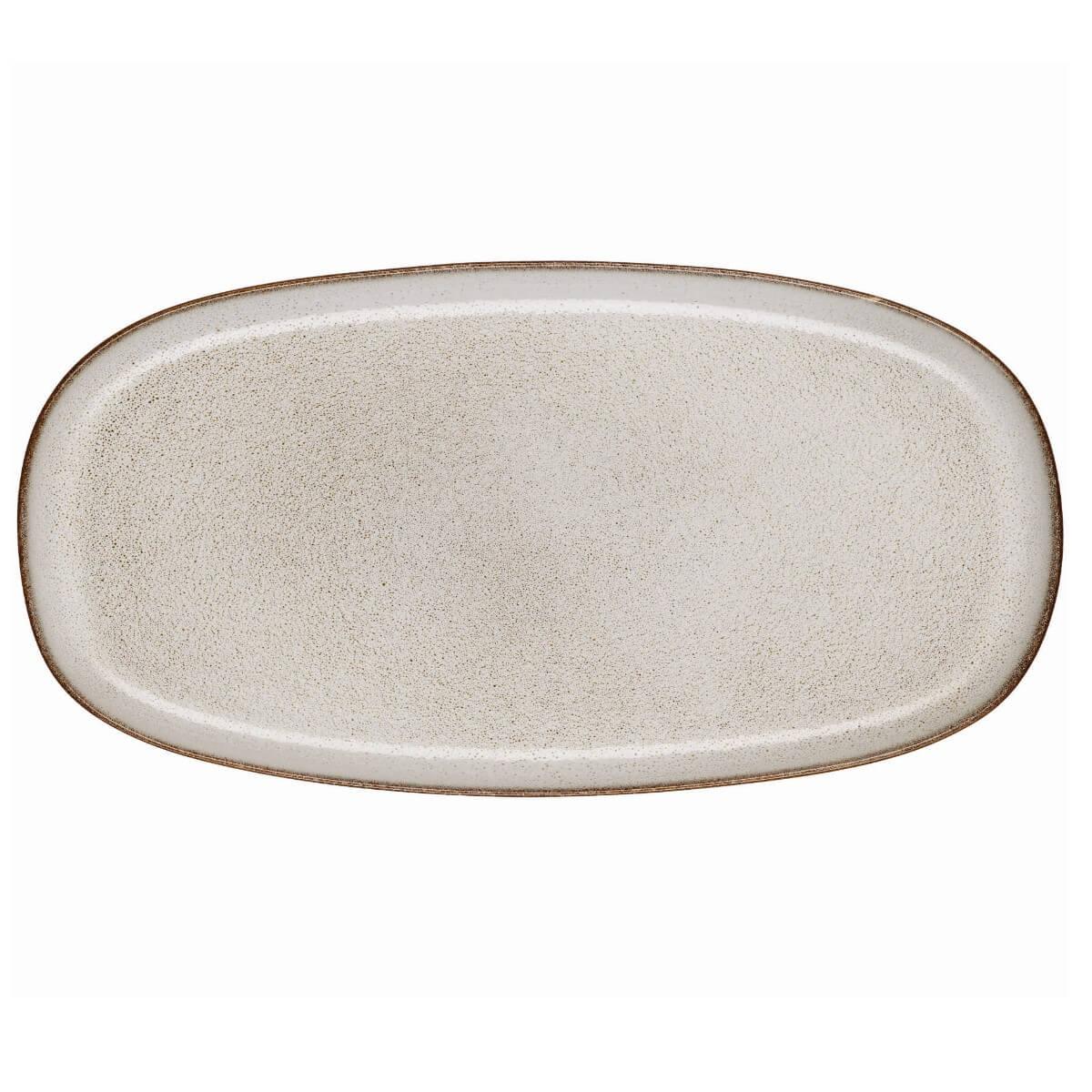 ASA Saisons Platte oval 31x18cm - Sand
