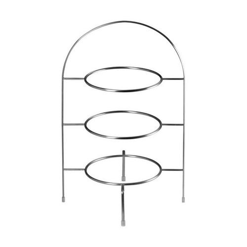 ASA SELECTION Etagere »à table Etagere Gestell 3stufig Ø 21 cm«, Edelstahl