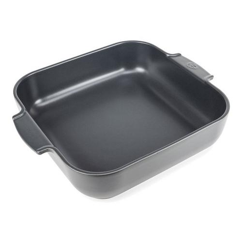 PEUGEOT Auflaufform »Appolia quadratisch, Schiefergrau, 36 cm«, Keramik