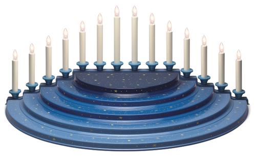 5-stufiger Engelberg, ohne Kerzentüllen, 67,5 x 33,5 x 9,5 cm