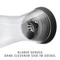 Basic Wasserkaraffe, 1 l, Edelstahl
