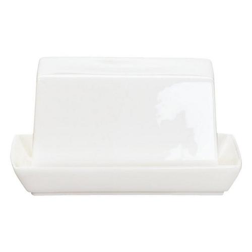 ASA SELECTION Butterdose »à table Klein Fine Bone China Warmes Weiß B 8.8 cm«, Porzellan, (1-tlg)