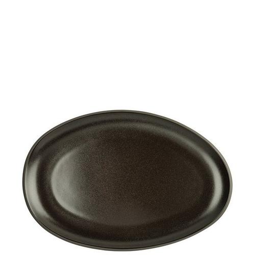 Rosenthal Servierplatte »Junto Slate Grey Platte 28 cm«, Steinzeug, (1-tlg)