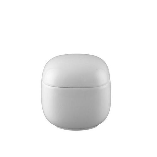 Rosenthal Zuckerdose »Suomi Weiß Zuckerdose 6 Personen«, Porzellan, (2-tlg)