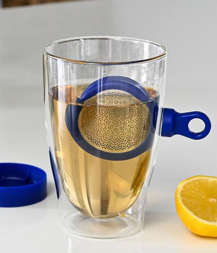 Magnetischer Teefilter MagTea, blau, Kunststoff/Edelstahl