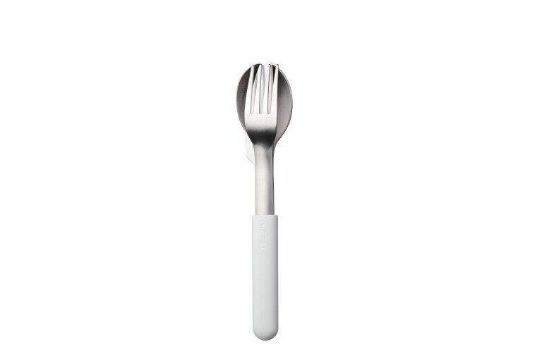 besteckset bloom 3-teilig - weiß