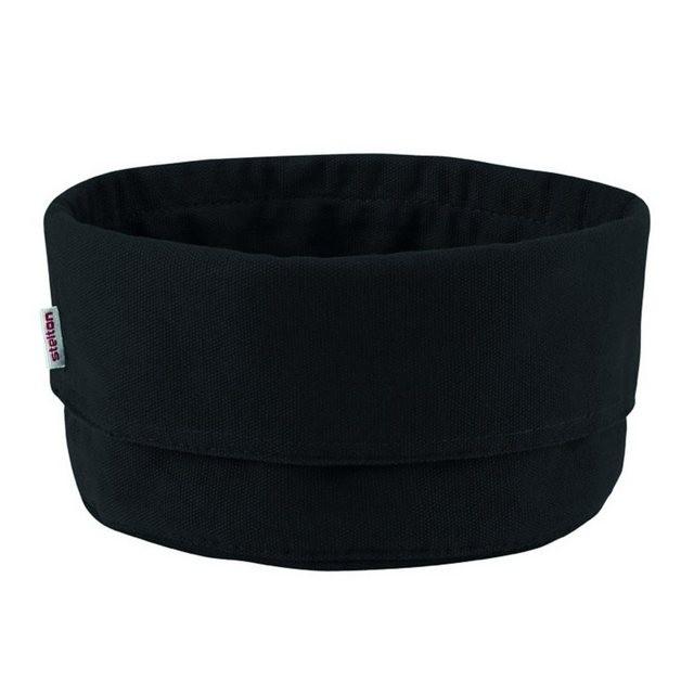 Stelton Brottasche »groß schwarz Ø23cm 100% Baumwolle«, Baumwolle, (1-tlg)