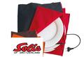 SOLIS OF SWITZERLAND Tellerwärmer Typ 852, King Size, schwarz/rot