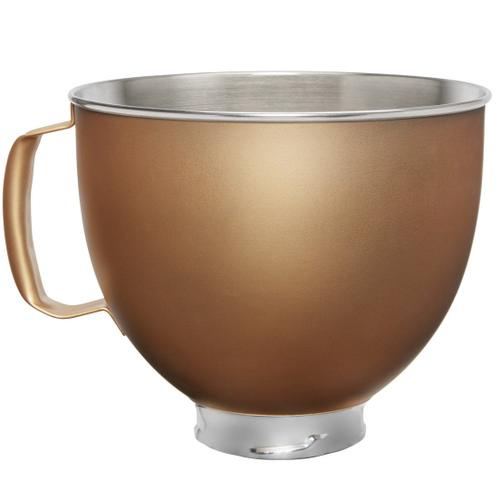 KitchenAid Edelstahlschüssel 4,8 Liter Golden Nectar 5KSM5SSBVG - Default Title