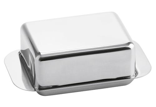 Butterdose für 125g Butter 12,5x7,5x4,5cm Edelstahl