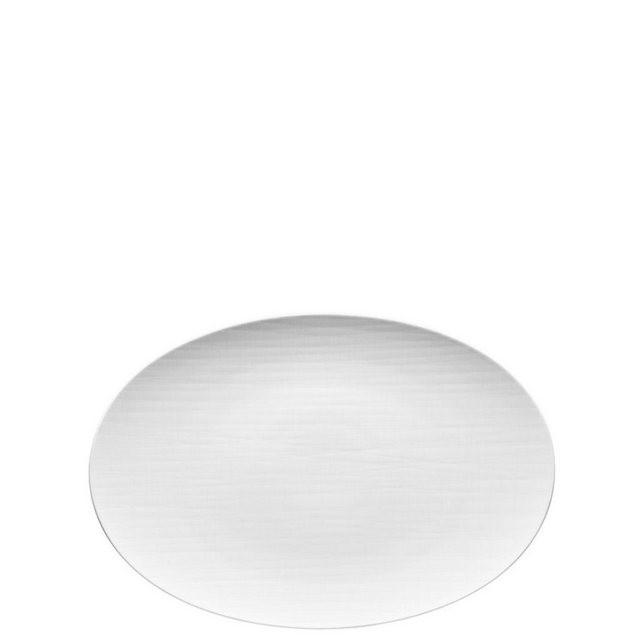 Rosenthal Servierplatte »Mesh Weiß Platte 38 cm«, Porzellan, (1-tlg)