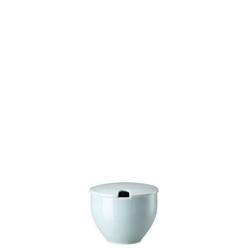 Rosenthal Zuckerdose »Junto Opal Green Zuckerdose mit Einschnitt«, Porzellan, (2-tlg)