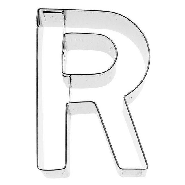 Birkmann Ausstechform »Buchstabe R«, Edelstahl