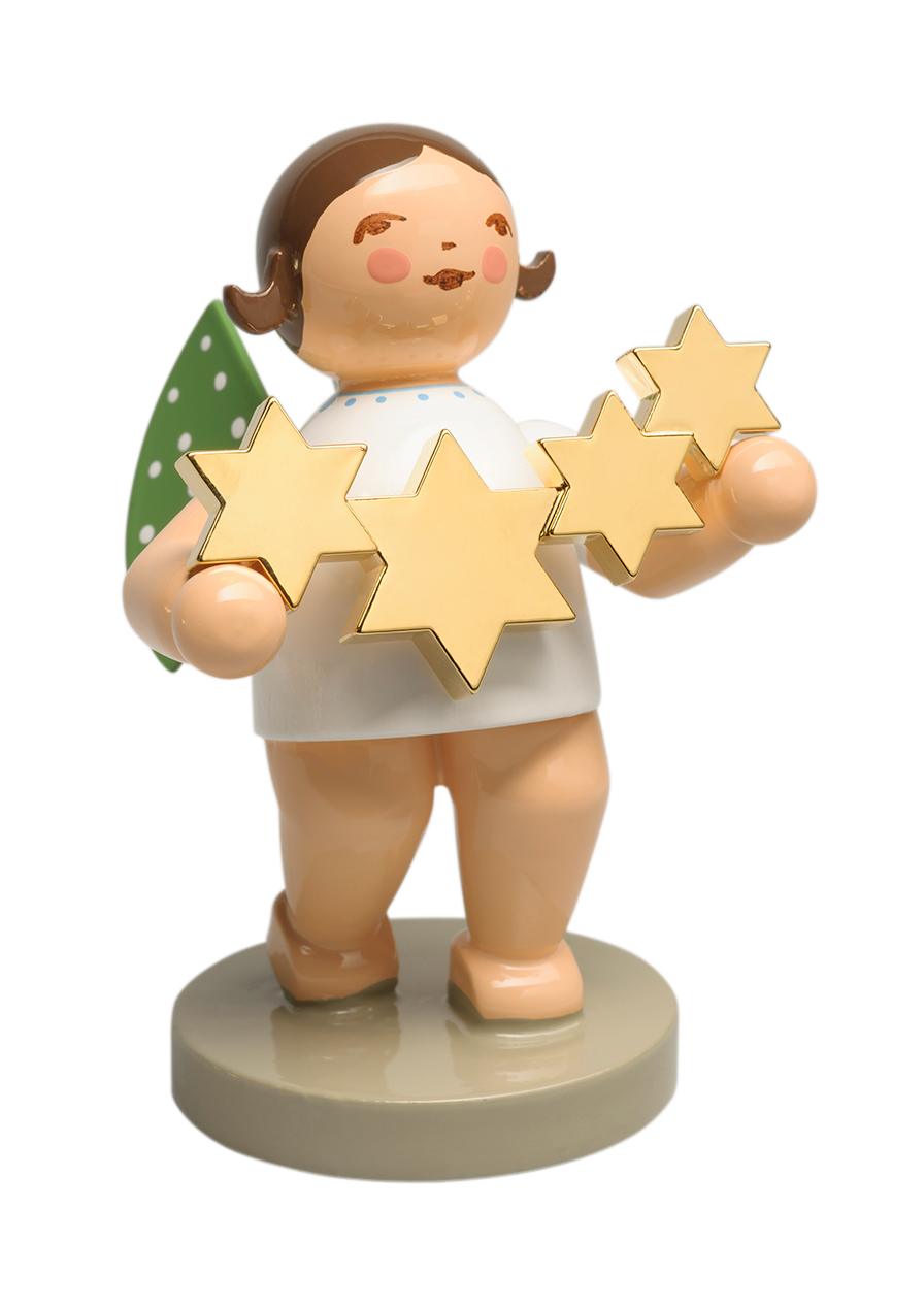 No. 5, Sternenfänger, Engel mit Sternen · vergoldet
