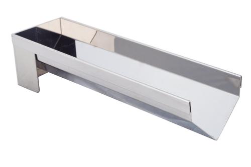 DREIECKIGE RINNENFORM, 2 ABNEHMB. ENDEN 30X8CM