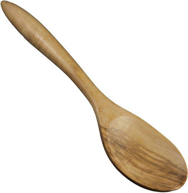 BERARD FRANCE 1892 Seihlöffel »Terra«, Löffel klein, 30 cm, Olivenholz aus nachhaltiger Forstwirtschaft, jedes Stück ein Unikat