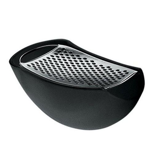 Alessi Alessi PARMENIDE Reibe mit Käsedose schwarz