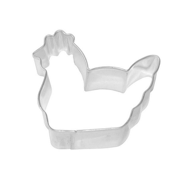 Birkmann Ausstechform »Henne 6 cm«, Weißblech