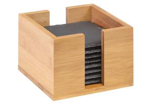 Naturschiefer-Untersetzer 8er Set