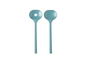 salatbesteck bloom 2-teilig - pebble green